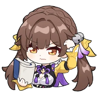 Sticker GI & H:SR sticker pack by svitanokk (stickers by 久方 on pixiv) - 2