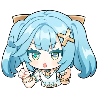 Sticker GI & H:SR sticker pack by svitanokk (stickers by 久方 on pixiv) - 3