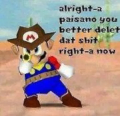 Стикер @gianmarcogg03's Meme Pack - 6