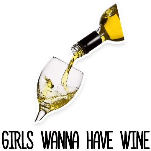 Стикер Это винишко, детка - 2