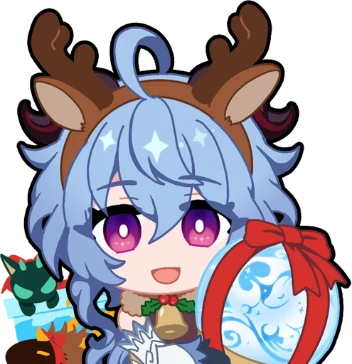 Стикер Genshin Impact Winter Emojis :: @fStikBot - 11