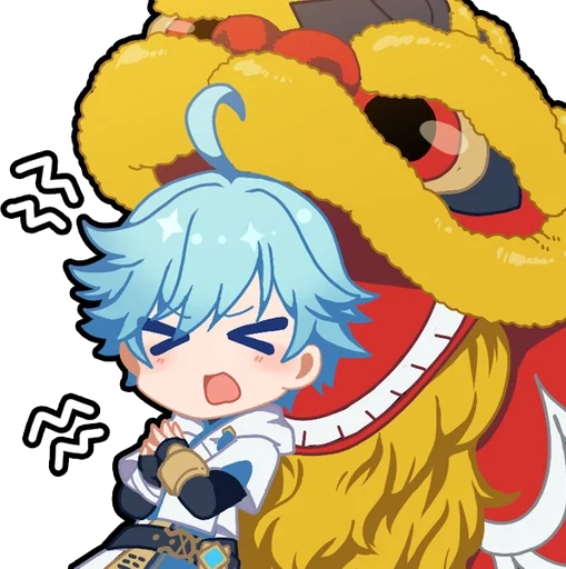 Стикер Genshin Impact Winter Emojis :: @fStikBot - 5