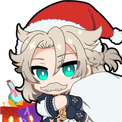 Genshin Impact Winter Emojis :: @fStikBot - 