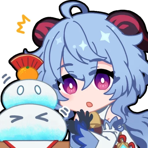 Стикер Genshin Impact Winter Emojis :: @fStikBot - 1