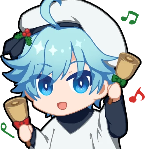 Стикер Genshin Impact Winter Emojis :: @fStikBot - 0