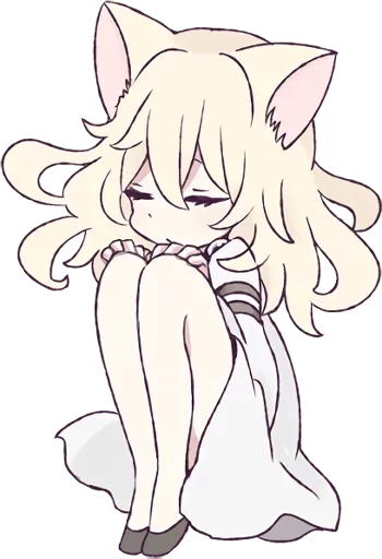 Стикер ✧✧✧✧Неко-тян✧✧✧✧ @anime_sticks :: @fStikBot - 10