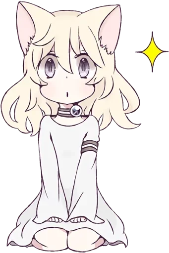 Стикер ✧✧✧✧Неко-тян✧✧✧✧ @anime_sticks :: @fStikBot - 4