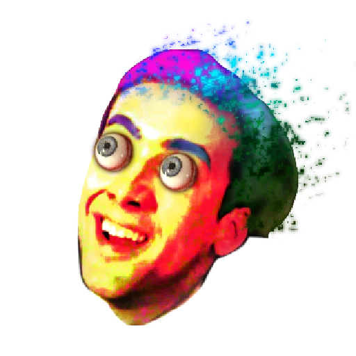 human face art painting