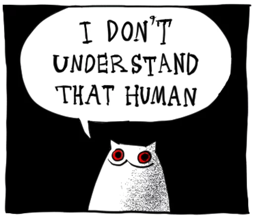 text cartoon illustration