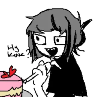 Sticker эмоциональный гловиз - 6