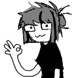 Sticker эмоциональный гловиз - 11