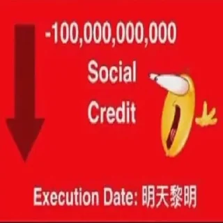 Sticker social credit - 6