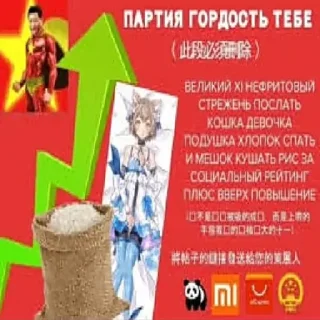 Sticker social credit - 5