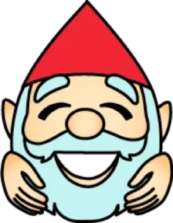 Sticker Гном @modnyashki_vip - 9