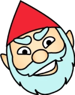 Sticker Гном @modnyashki_vip - 5