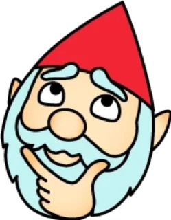 Sticker Гном @modnyashki_vip - 8