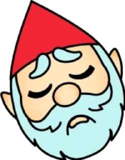 Sticker Гном @modnyashki_vip - 7