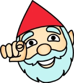 Sticker Гном @modnyashki_vip - 10