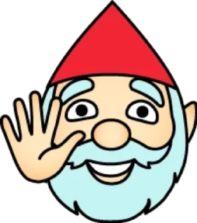 Sticker Гном @modnyashki_vip - 2