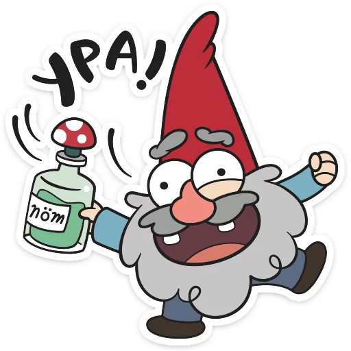 Sticker Гномы Гравити фолз :: @stickroom - 8