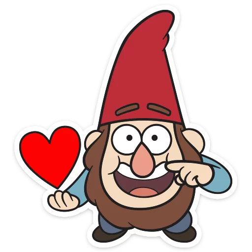 Sticker Гномы Гравити фолз :: @stickroom - 1