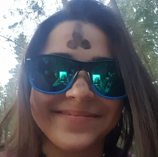 селфи защитные очки человеческое лицо