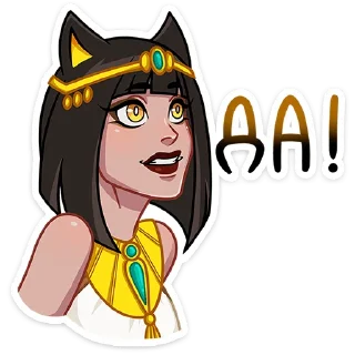 Стикер Богиня Баст от @TgSticker - 11