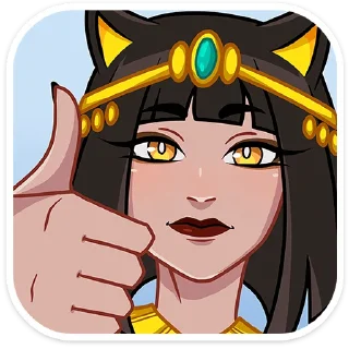 Стикер Богиня Баст от @TgSticker - 8