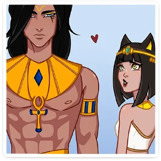 Стикер Богиня Баст от @TgSticker - 9