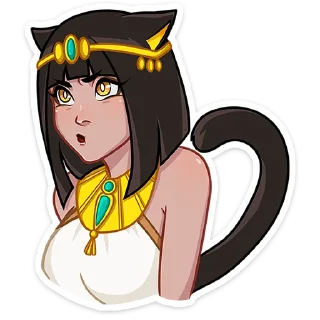 Стикер Богиня Баст от @TgSticker - 0