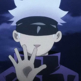 Стикер gojo satoru  [ @blurit_up ] - 6