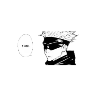 Sticker gojo satoru - 1