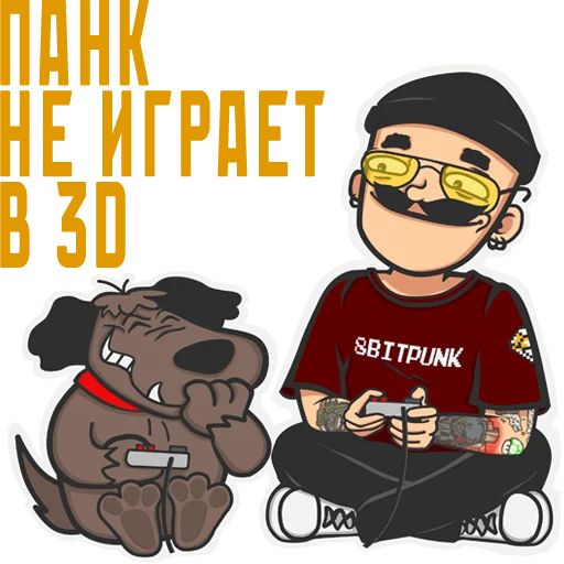 Sticker golos_omeriki - 1