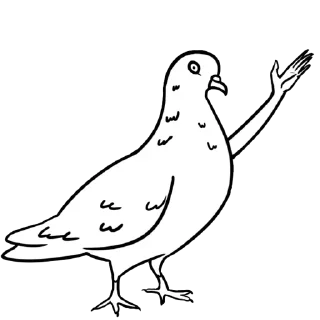 Sticker Голубь Мира - 5