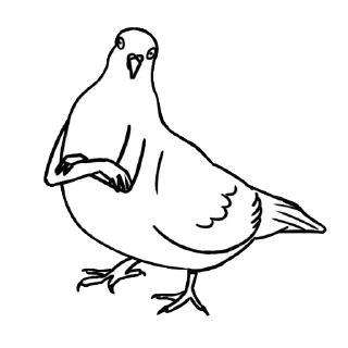 Sticker Голубь Мира - 6