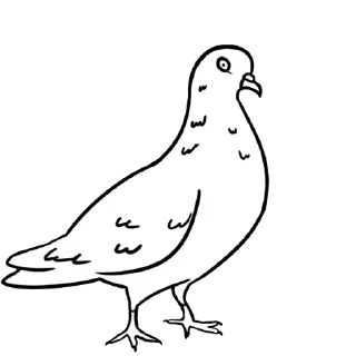 Sticker Голубь Мира - 3