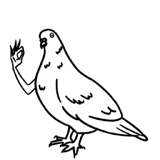 Sticker Голубь Мира - 0