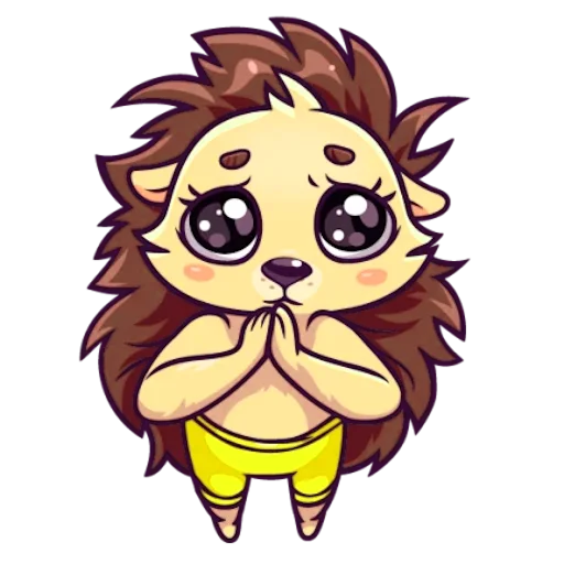 Sticker Голубоглазый Ёжик - 9