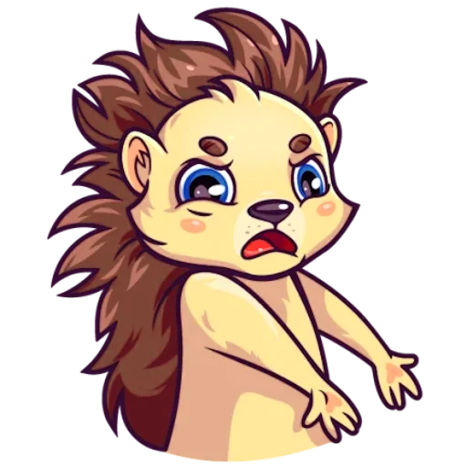 Sticker Голубоглазый Ёжик - 7