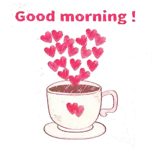 Стикер Good Morning - 6