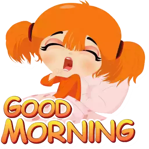Стикер Good Morning - 2