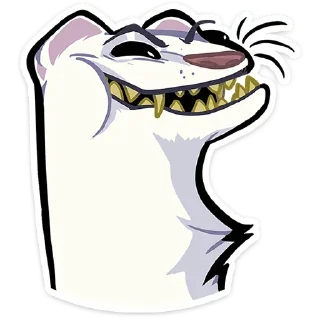 Sticker Горностай Гера @anime4_arts - 3