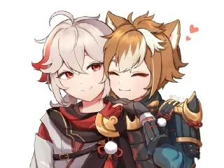 Sticker 𐌲𐌏Р𐌏 & 𐌺АДЗУ𐌗А  •  @fordgenshin - 8