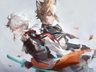 Sticker 𐌲𐌏Р𐌏 & 𐌺АДЗУ𐌗А  •  @fordgenshin - 1