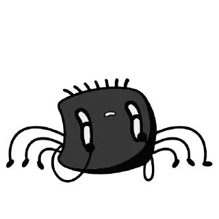 Стикер графический павук - 7