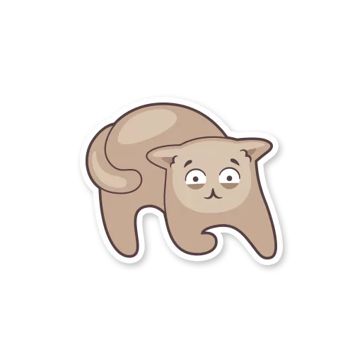 Sticker gray_kitten_stickerus - 1