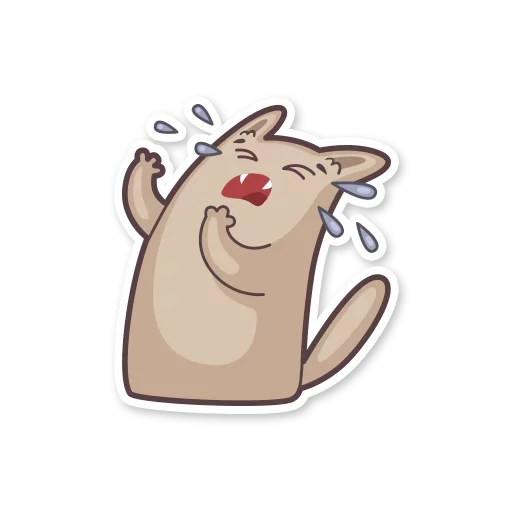 Sticker gray_kitten_stickerus - 1