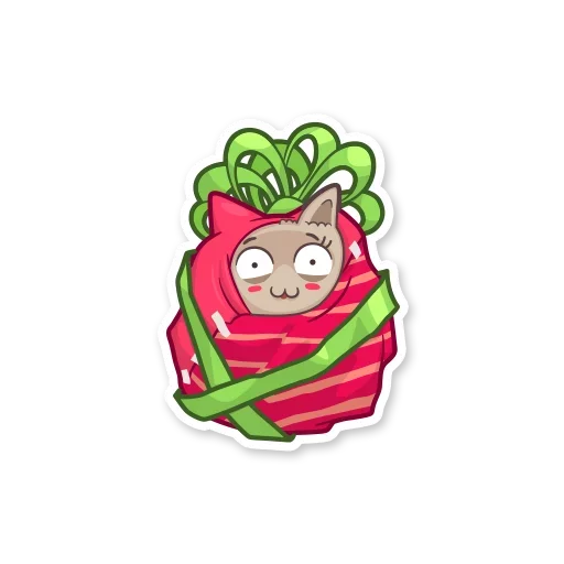 Стикер gray_kitten_stickerus - 1