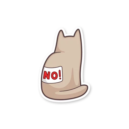 Стикер gray_kitten_stickerus - 1