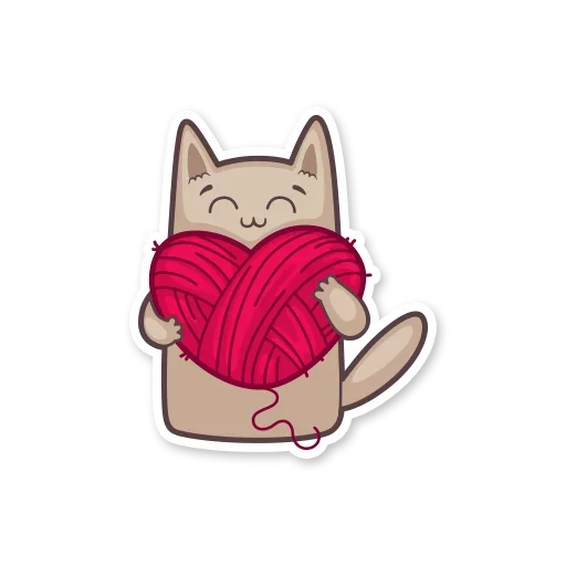 Gray Kitten @stickersb2b - 